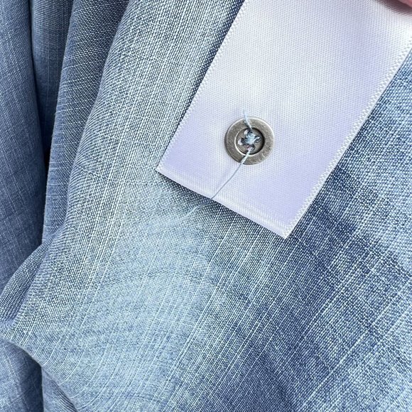 Buffalo David Bitton Womens Chambray Denim Long Sleeve Buttton Down Size Small - Picture 9 of 10